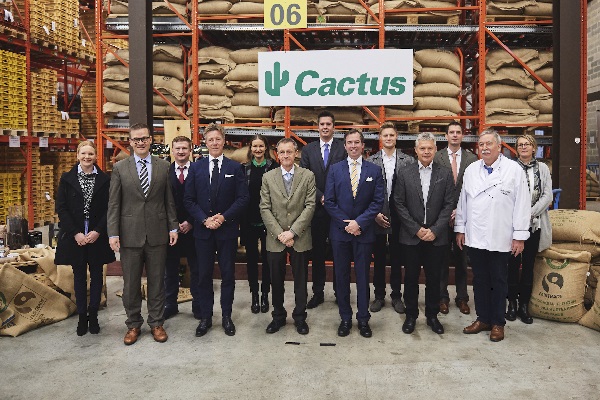 Hereditary Grand Duke Minister Delles Visit Cactus Production Workshops