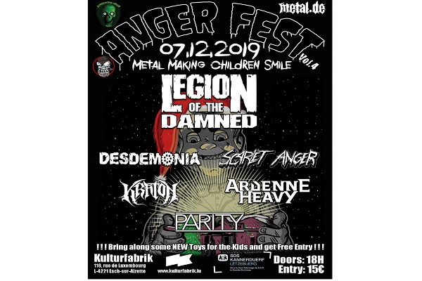 Legion of the Damned to Headline 4th Anger