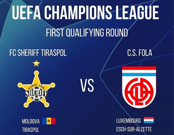 Cs Fola Esch Organising Fanzones For Uefa Champions League Match Against Fc Sheriff Tiraspol