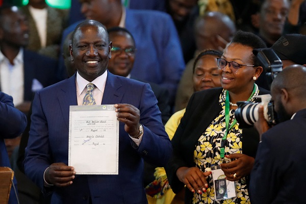 Kenya's Ruto Declared President-Elect in Chaotic Scenes