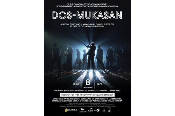 Kazakh Film Screening Set to Celebrate 30 Years of Luxembourg, Kazakhstan  Diplomatic Relations