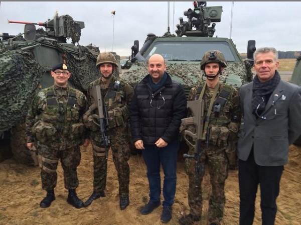 Defence Minister Joins Luxembourg Army in Lithuania 