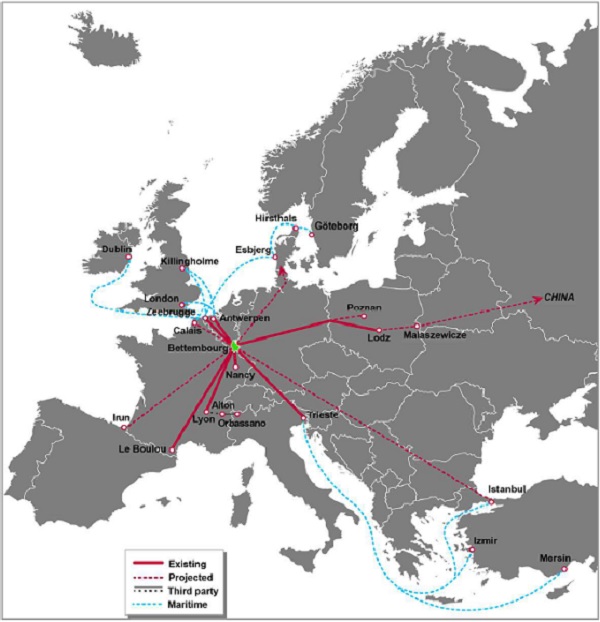 CFL Multimodal Rolls Out New Zeebrugge - Bettembourg - Nancy Connection