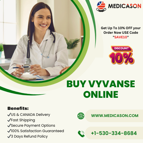 Acquire Vyvanse 60mg Online at Cheapest Prices